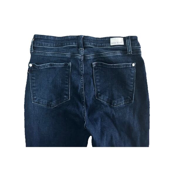 Judy Blue Women’s Blue Denim Jeans Dark Wash Skinny Fit 11/30 Stretch - Picture 6 of 7